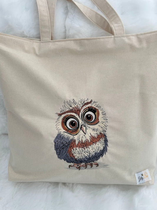 Baby Owl Tote Bag